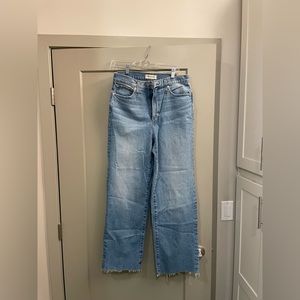 Madewell vintage crop wide leg jean